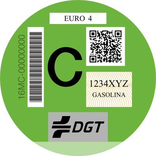 Etiqueta ambiental DGT C